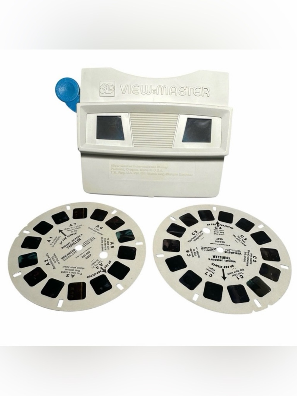 View-Master w/ 2 Reels Micheal Jackson’s Thriller 1984 Vintage